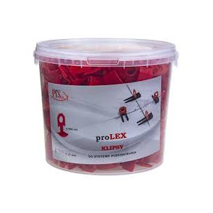 Klips 7-15 Wiadro 400szt/czerwony